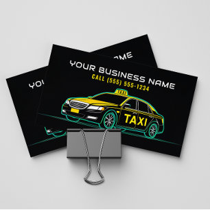 Drivrutinchauffeur Modern taxi Visitkort