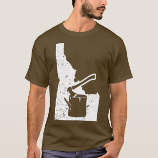 Drivrutinen Ax Log Lastbil Shirt Idaho Shirt Fores T Shirt