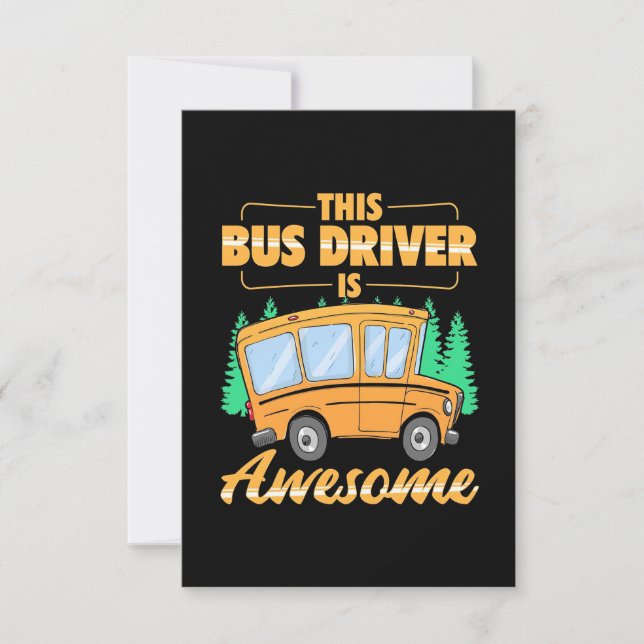 Drivrutinen Buss är Fantastisk OSA Kort (Framsida)