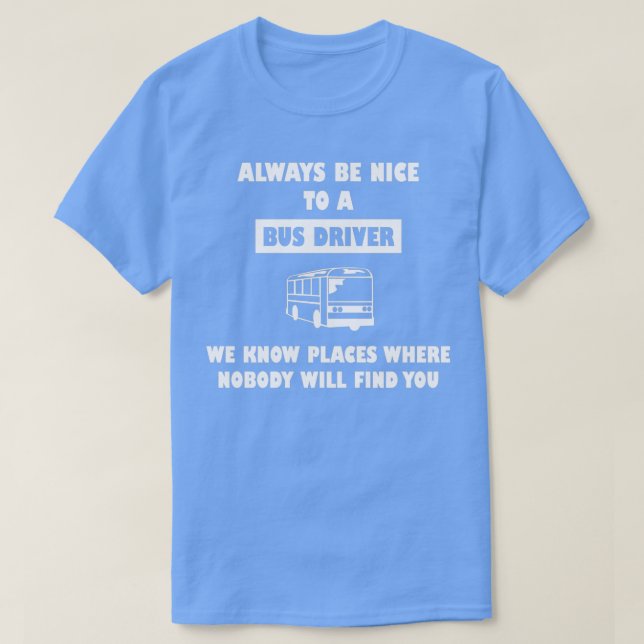 Drivrutinen Buss buss buss säger humor T Shirt (Design framsida)