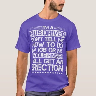 Drivrutinen Buss Driver Busman School Buss Driver T Shirt