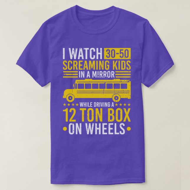Drivrutinen Buss Driver Funny School Buss Driver T Shirt (Design framsida)