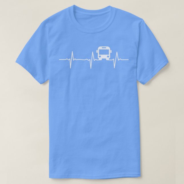 Drivrutinen Buss Driver Herzschlag Buss Driver Sch T Shirt (Design framsida)