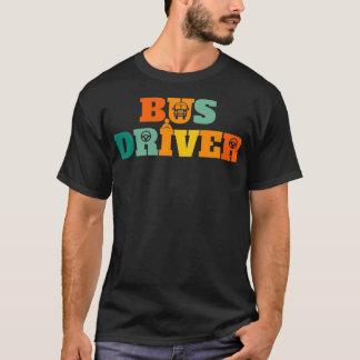 Drivrutinen Buss för chauffören i Buss T Shirt