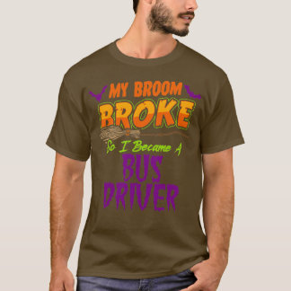 Drivrutinen buss Haloween funnyshirt Classic TShir T Shirt