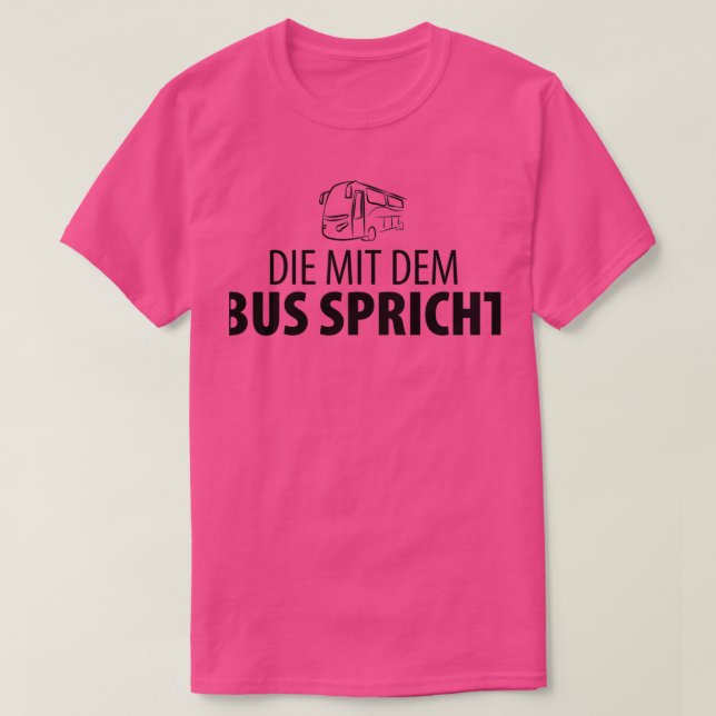 Drivrutinen buss i buss t shirt (Design framsida)