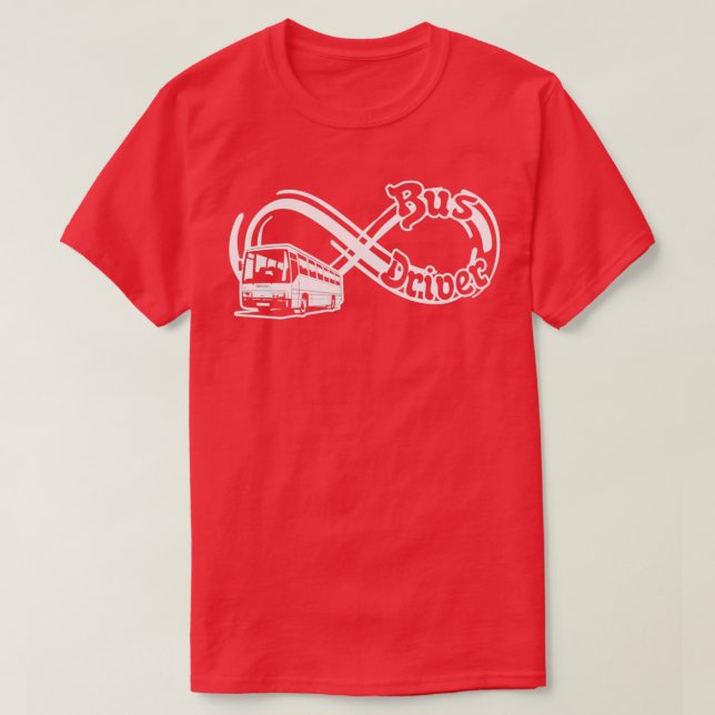 Drivrutinen Buss Infinity Buss T Shirt (Design framsida)