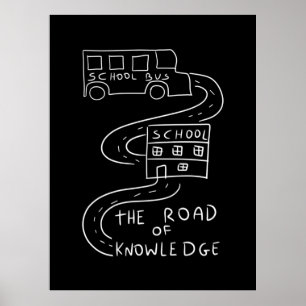 Drivrutinen Buss Kunskapsvägen Poster