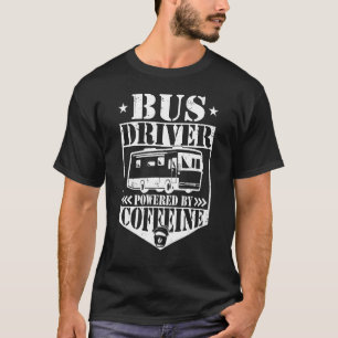 Drivrutinen buss med chaufförer från Caffeine Scho T Shirt