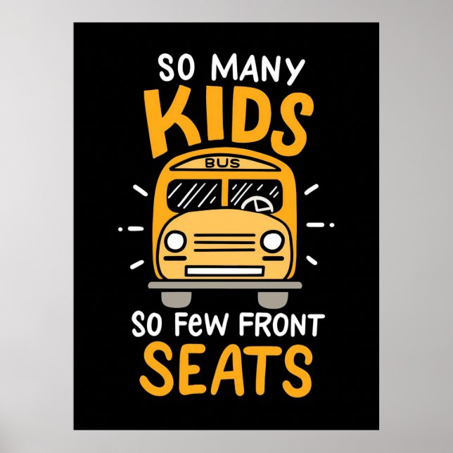 Drivrutinen Buss så många barn Poster (Framsidan)
