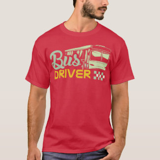 Drivrutinen Buss säger 14 T Shirt