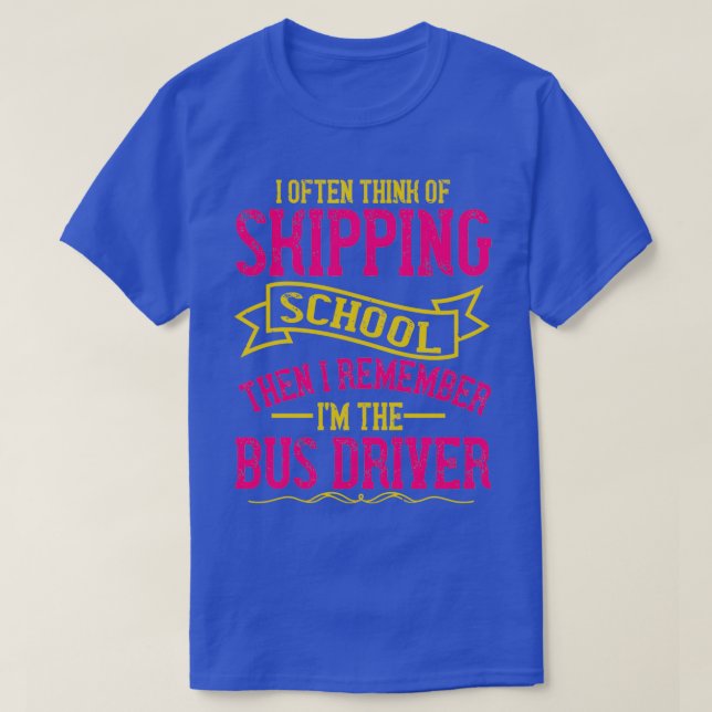 Drivrutinen buss Shirt 30 T Shirt (Design framsida)