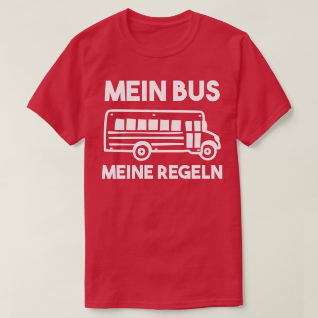 Drivrutinen buss, som säger 19 t shirt (Design framsida)
