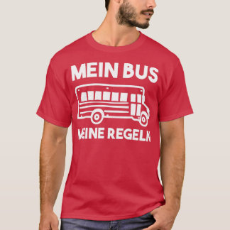 Drivrutinen buss, som säger 19 t shirt
