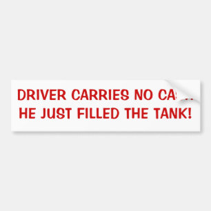 Drivrutinen Carres No Pengarar, jag köpte gas Bildekal