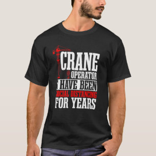 Drivrutinen Crane Operator Construction Torn Heavy T Shirt