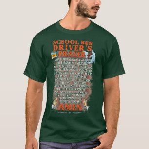 Drivrutinen Faithful School Buss T Shirt
