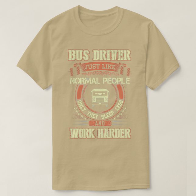 Drivrutinen Fantastisk Buss Hoodie 2 T Shirt (Design framsida)