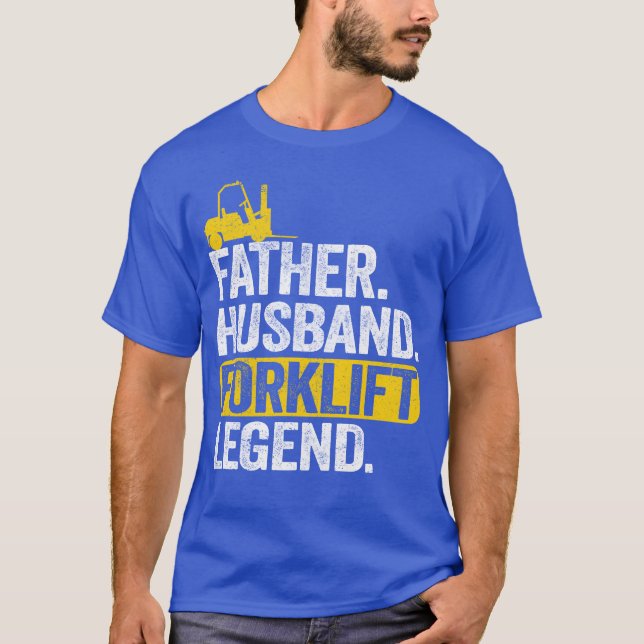 Drivrutinen far Make forklift Legend Operator Papp T Shirt (Framsida)