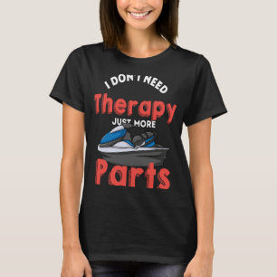 Drivrutinen Jet Ski Jet Skiing Skier Driver Vatten T Shirt