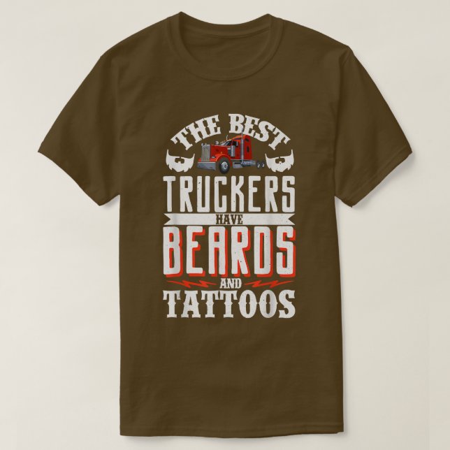 Drivrutinen Lastbil är den bästa lastbilschaufföre T Shirt (Design framsida)