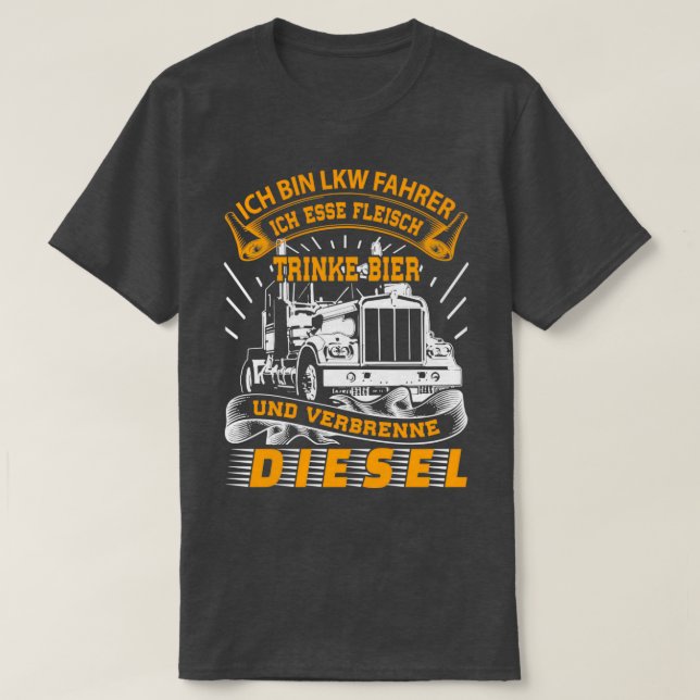 Drivrutinen Lastbil Driver Gifts Professionell Dri T Shirt (Design framsida)