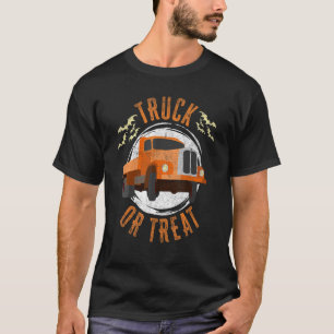 Drivrutinen Lastbil eller Beat Halloween Trucker L T Shirt
