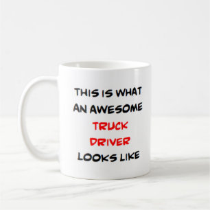 Drivrutinen lastbil, fantastisk kaffemugg