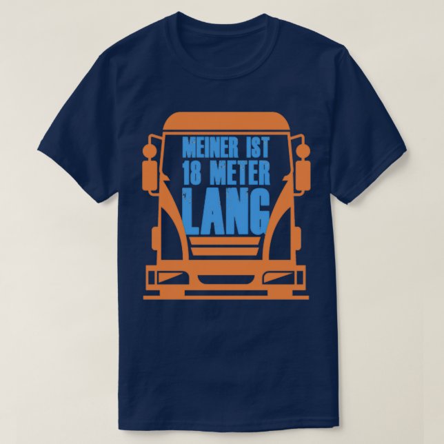 Drivrutinen lastbil förare buss, lastbil, rolig t shirt (Design framsida)
