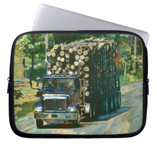 Drivrutinen Lastbil Lastbil Art Laptop sleeve