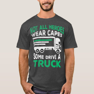 Drivrutinen Lastbil Trucker Lastbil Lastbil Driver T Shirt