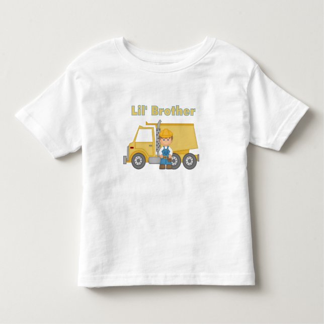 Drivrutinen Little Brother Lastbil T Shirt (Framsida)