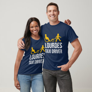 Drivrutinen Lourdes Taxi T Shirt