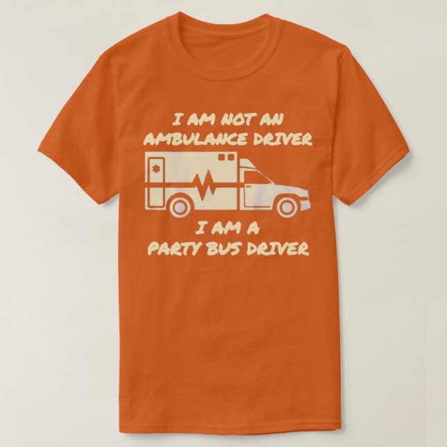 Drivrutinen Party Buss T Shirt (Design framsida)