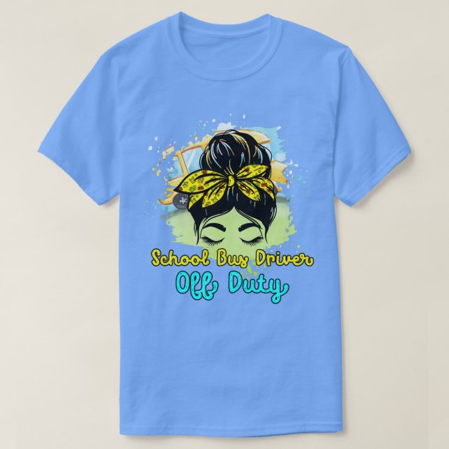 Drivrutinen RD School Buss är ledig från förra dag T Shirt (Design framsida)