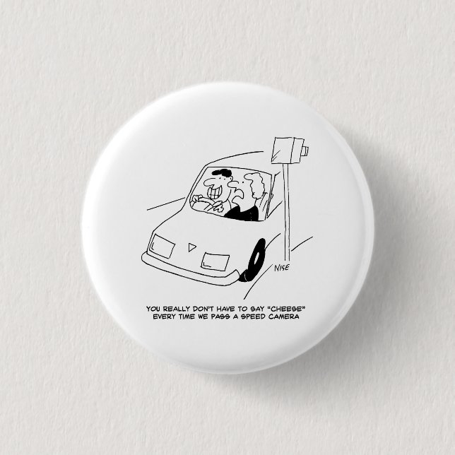 Drivrutinen säger ost när en hastighetskamera pass knapp (Framsida)