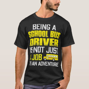 Drivrutinen School Buss citerar Buss-chauffören T Shirt