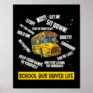Drivrutinen School Buss Life Poster