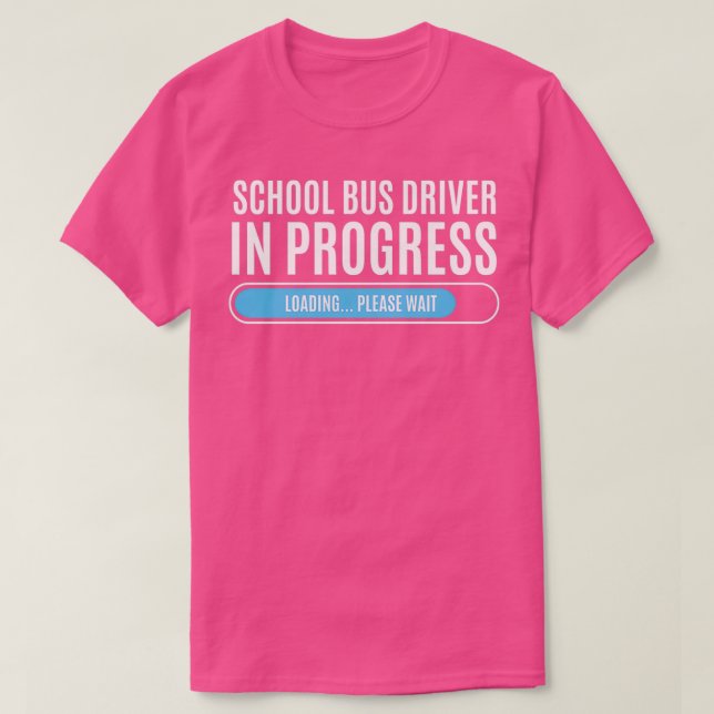 Drivrutinen School Buss pågår för att läsa in. Vän T Shirt (Design framsida)
