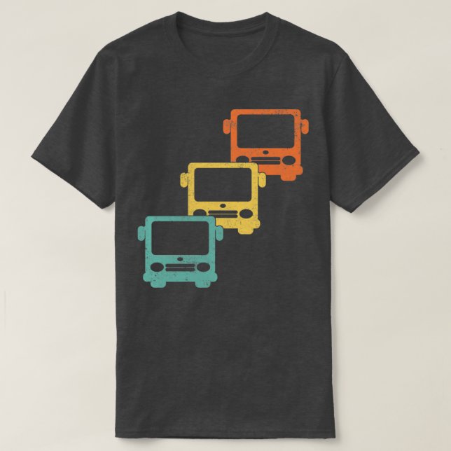 Drivrutinen School Buss Skoolie Buss T Shirt (Design framsida)