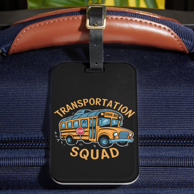 Drivrutinen School Buss Transport Squad Bagagebricka (Framsida Insitu 2)