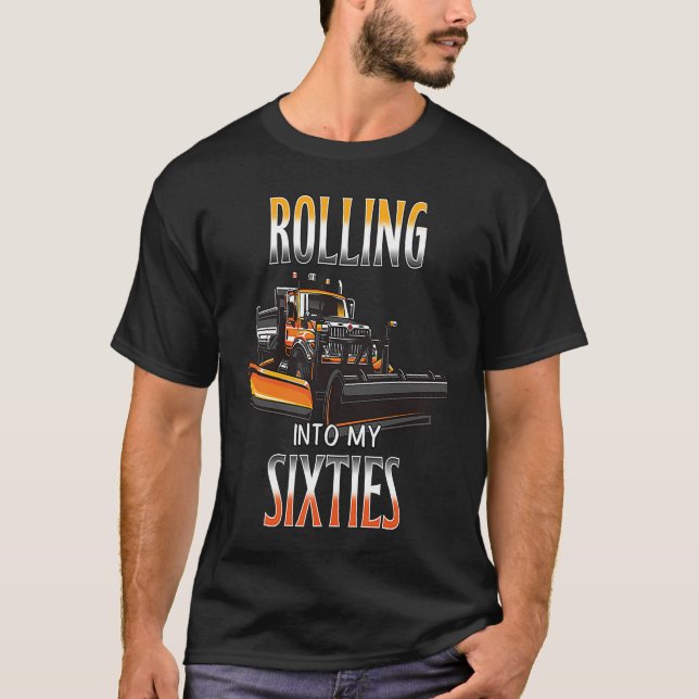 Drivrutinen Snö Plow's 60:e födelsedagen T Shirt (Framsida)