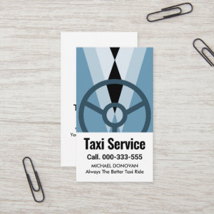 Drivrutinen snyggt Taxi Kostym Visitkort