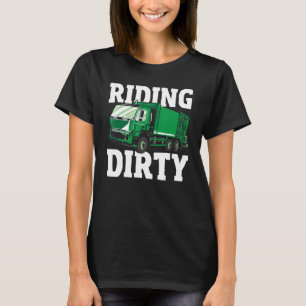 Drivrutinen Sopor Day Lastbil Riding Dirty Sopor T Shirt