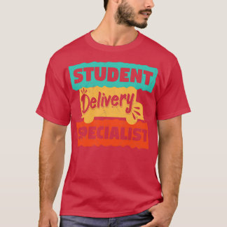 Drivrutinen Student Delivery Specalist Buss T Shirt