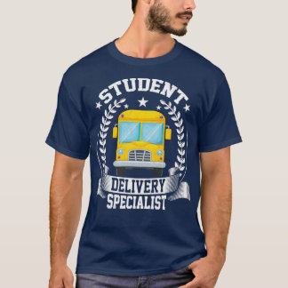 Drivrutinen Student Delivery Specialist School Bus T Shirt