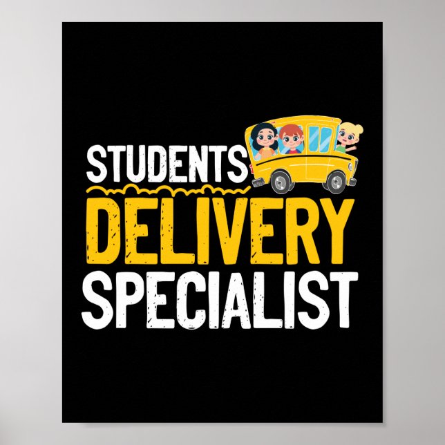 Drivrutinen studenter Delivery Specialist School B Poster (Framsidan)