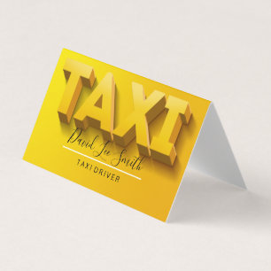 Drivrutinen Taxi/CAB-tjänsten Visitkort