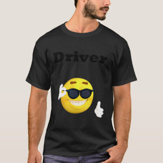 Drivrutinen Taxi Lastbil Delivery Rideshare Buss D T Shirt