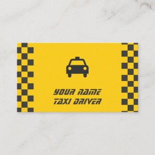 Drivrutinen Taxi Service Taxi Affärskort Visitkort
